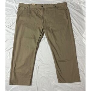 Levis 559 Relaxed Straight Fit Mens Jeans Khaki Tan Big and Tall 58x30 NWT